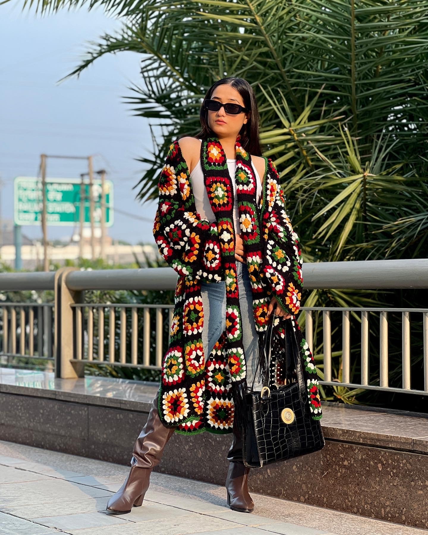 Crochet Trench Coat