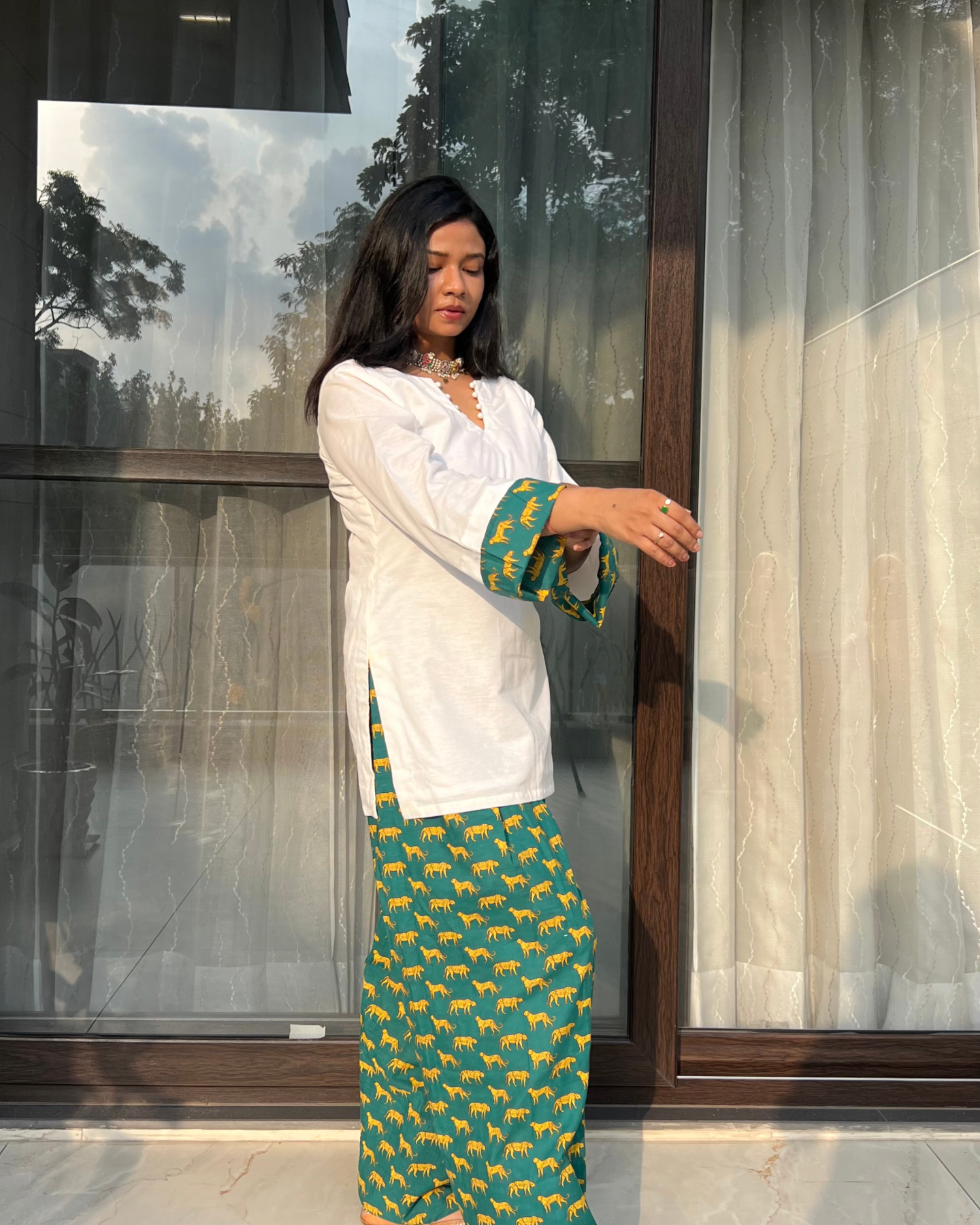 Leopard Farshi Set
